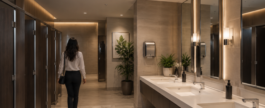 SQRWomensRestroom Comfort, Privacy, and Cleanliness