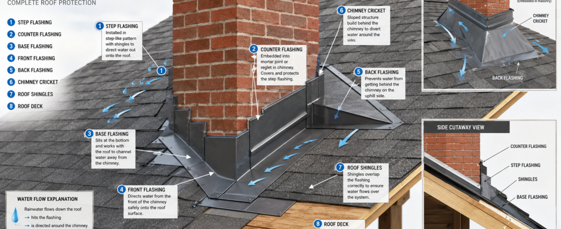Proper Chimney Flashing Diagram Complete Guide