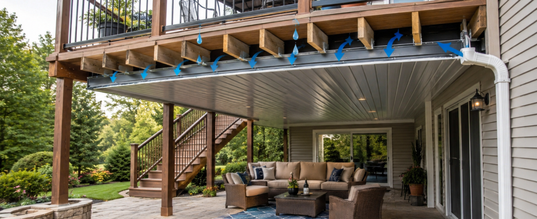 Under Deck Drainage System Costs, Types & Tips