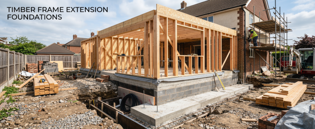 Timber Frame Extension Foundations Costs, Types and Tips